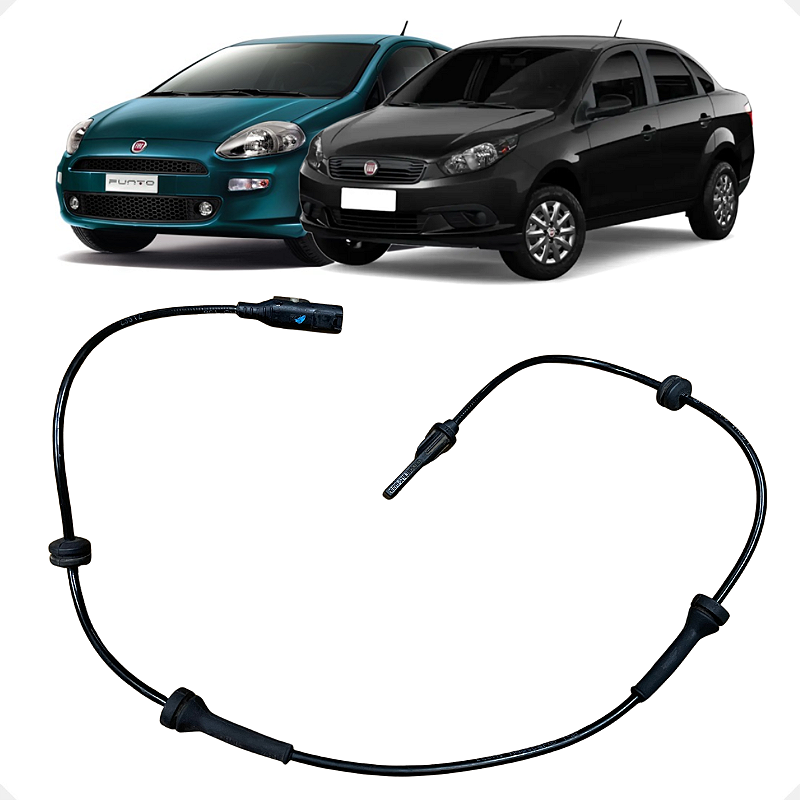 Sensor Abs Traseiro Esquerdo Fiat Punto Grand Siena 2012