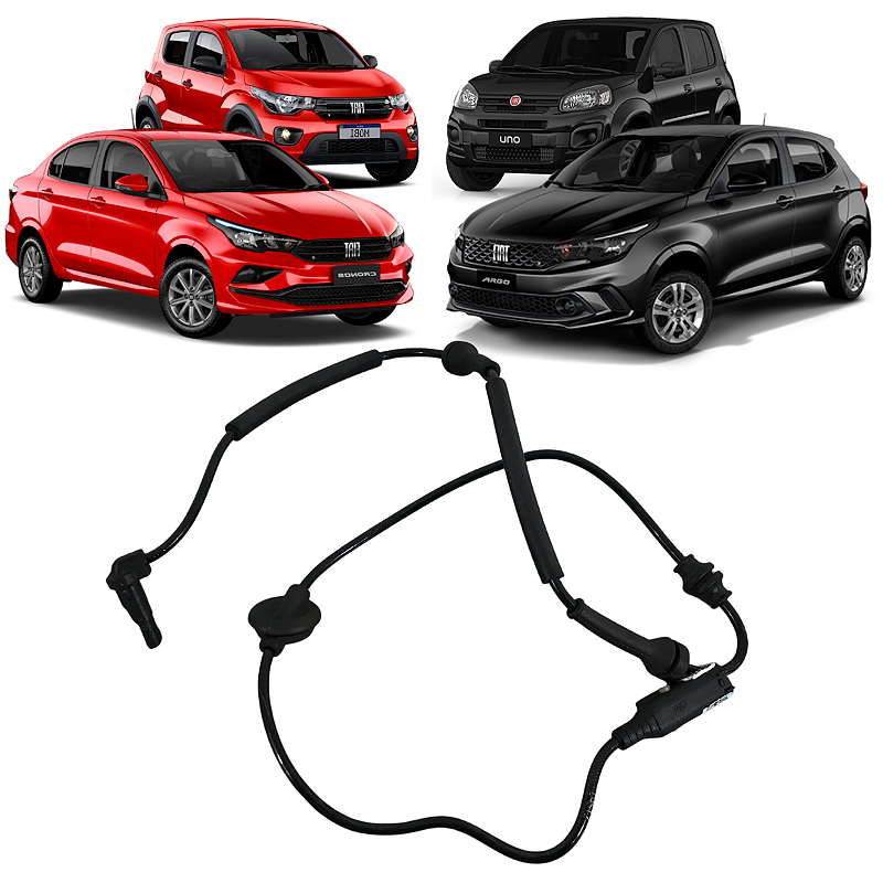 Sensor Abs Dianteiro Fiat Argo Cronos Siena Palio Uno Mobi