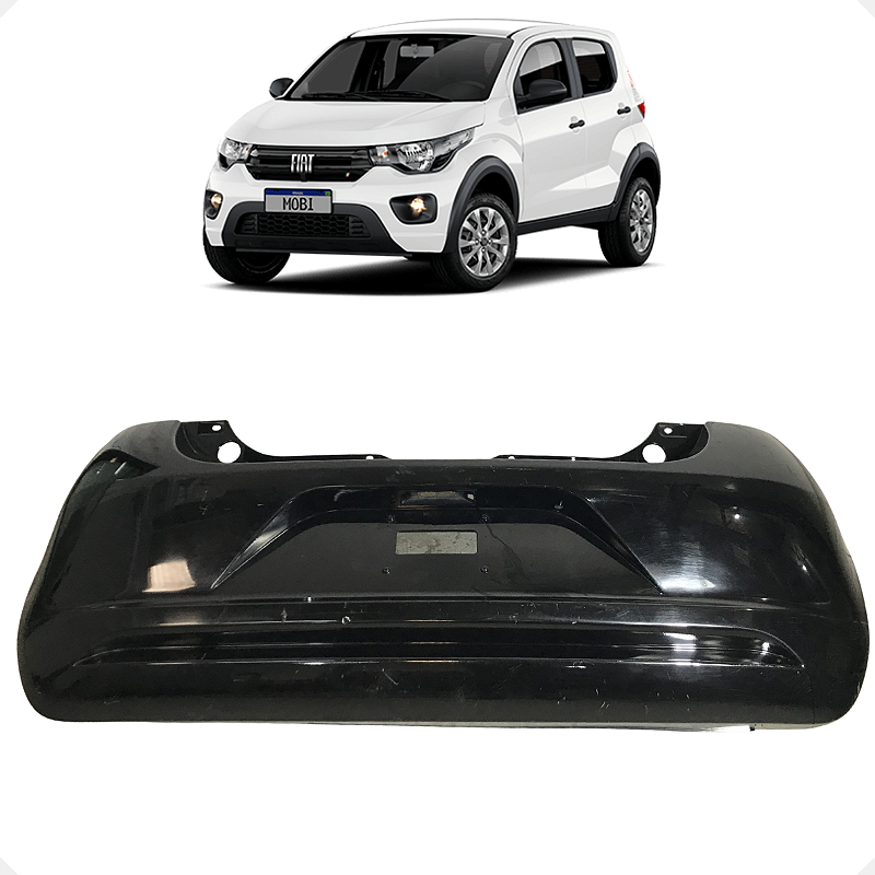 Parachoque Traseiro Fiat Mobi 2016 2017 2018 2019 2020