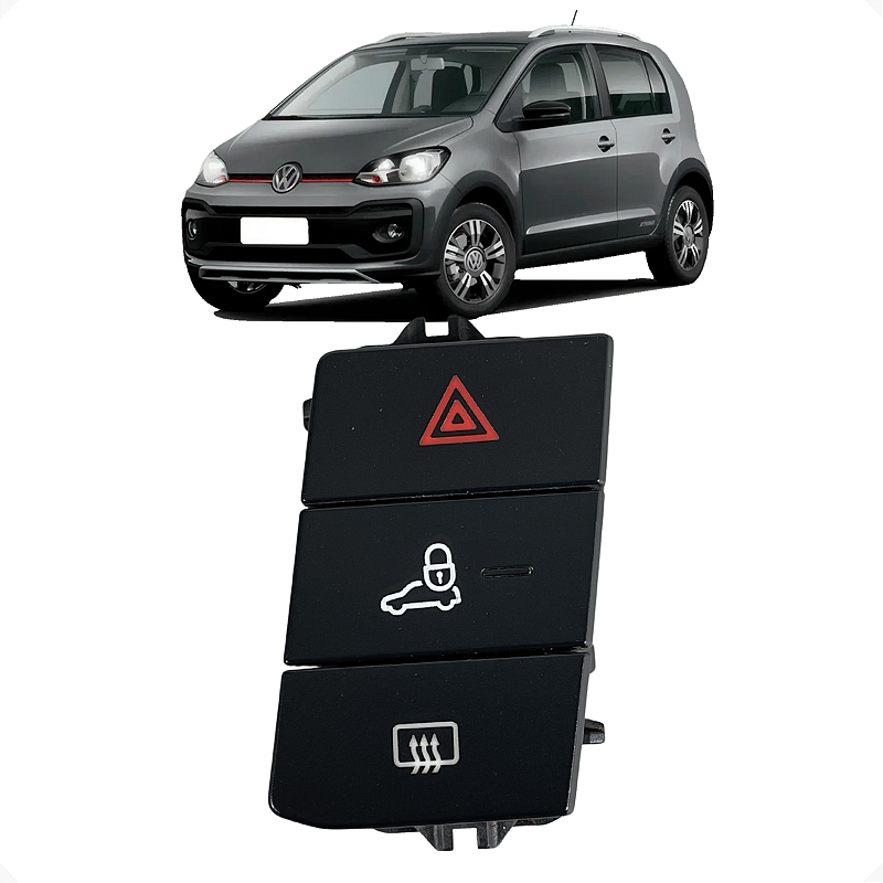 Botão Trava Alerta Desembaçador Volkswagen Up! 2018 2019