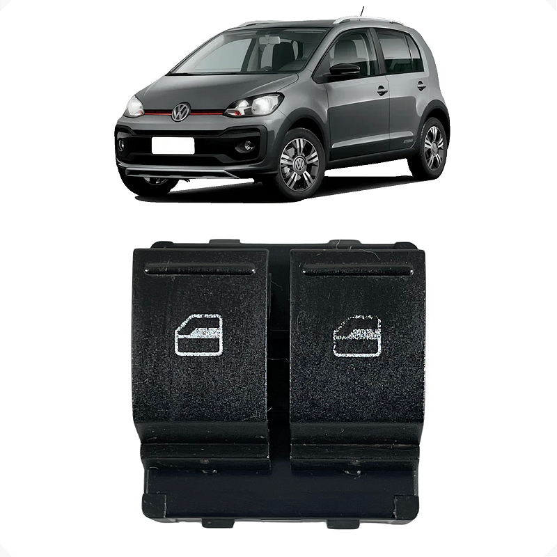 Botão Vidro Elétrico Duplo Volkswagen Up! 2019 2020 2021