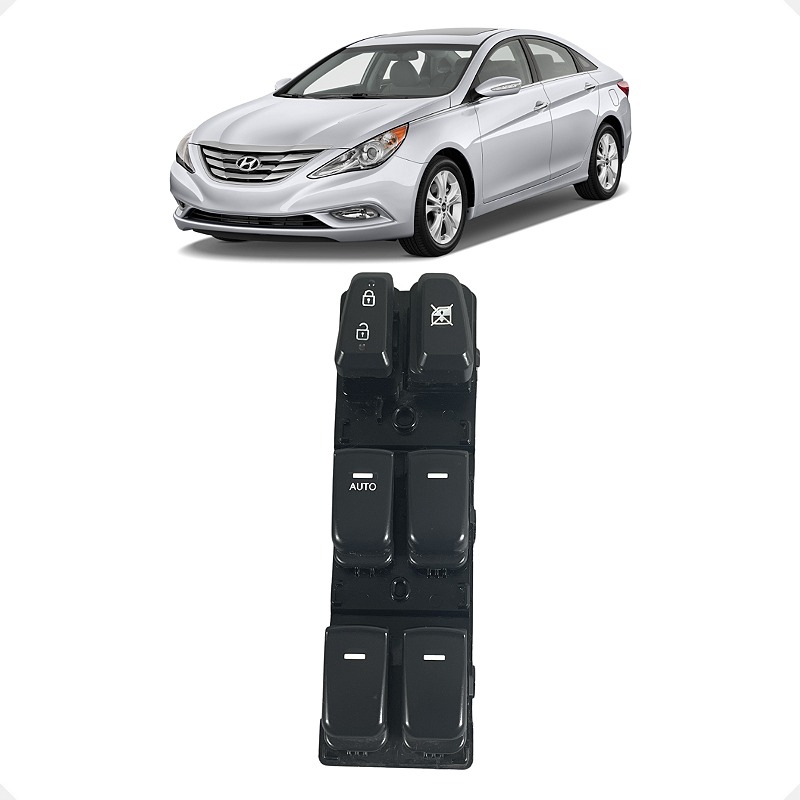 Comando Vidro Elétrico Hyundai Sonata 2012 2013 2014