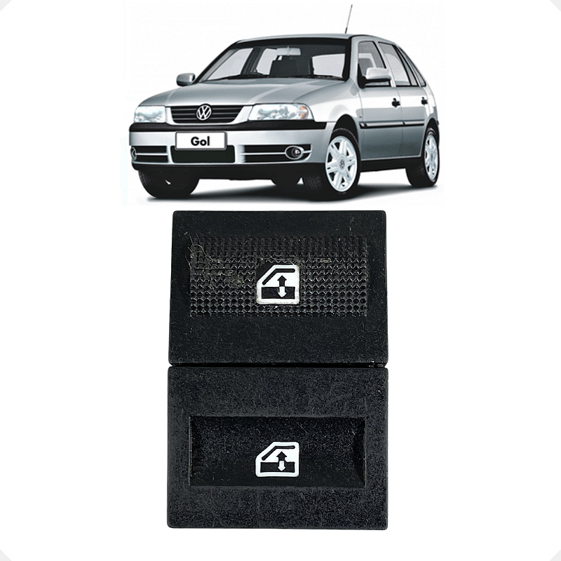 Interruptor Botão Vidro Elétrico VW Gol Parati 2000 a 2005