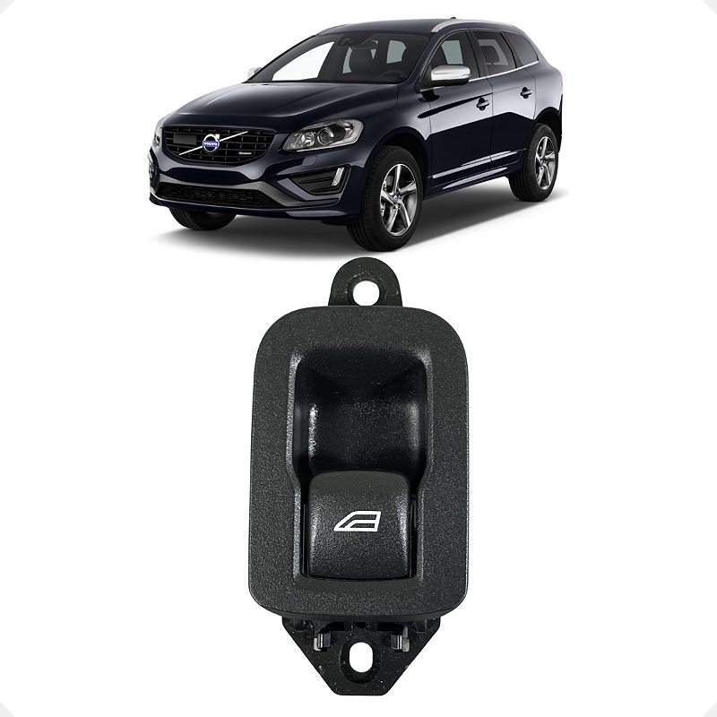 Botão Vidro Elétrico Traseiro Volvo XC60 2014 2015 a 2017