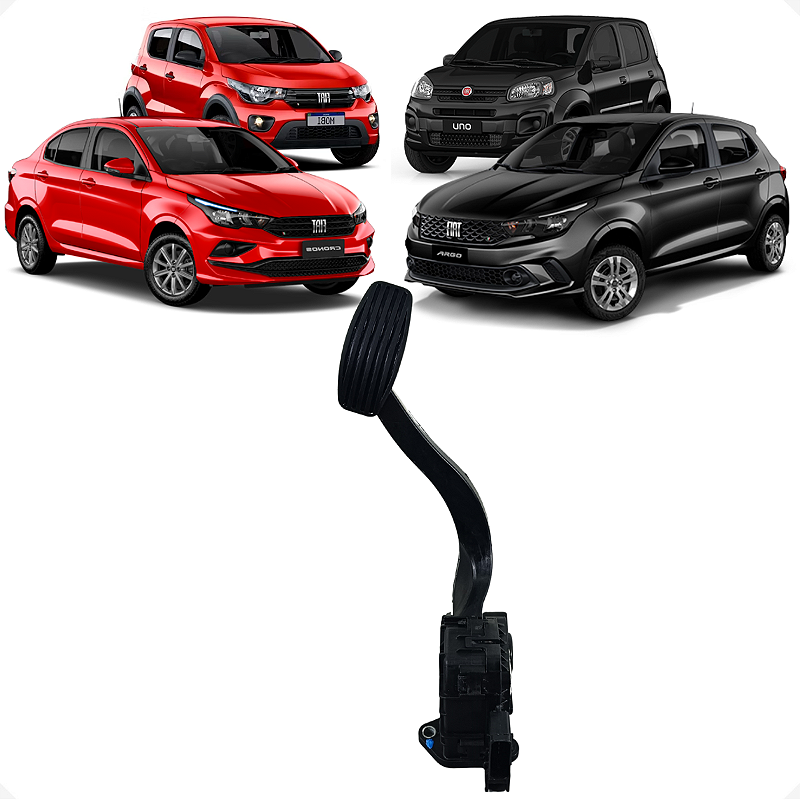 Pedal Acelerador Fiat Mobi Uno Argo Cronos 2018 2019 2020