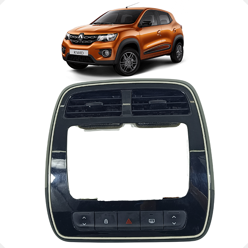 Moldura Painel Central Renault Kwid 2018 2019 2020