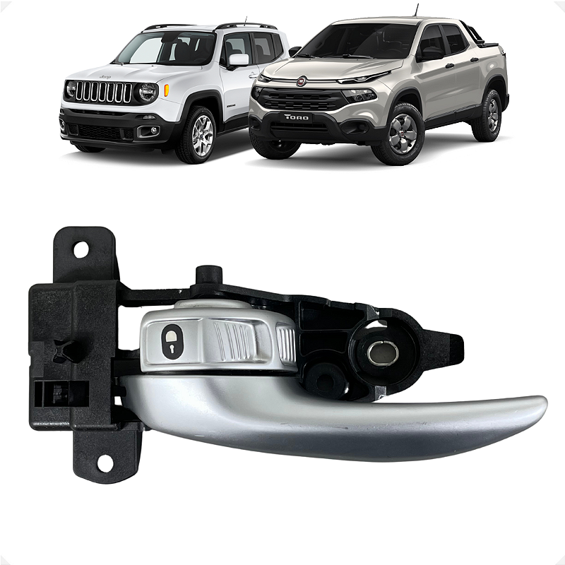 Maçaneta Interna Dianteira Esquerda Fiat Toro Jeep Renegade