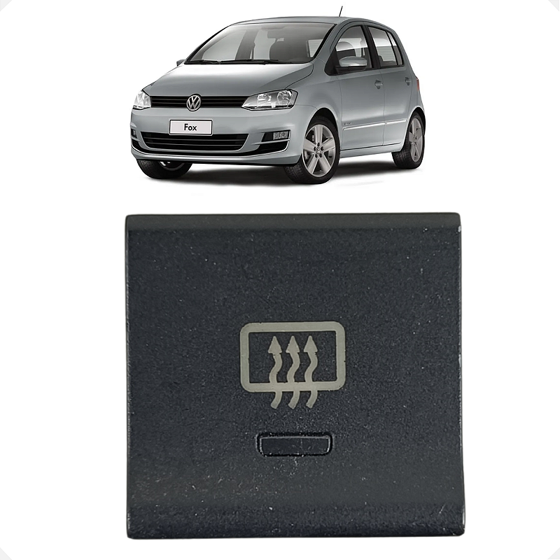 Botão Desembaçador Traseiro Volkswagen Fox 2013 a 2015