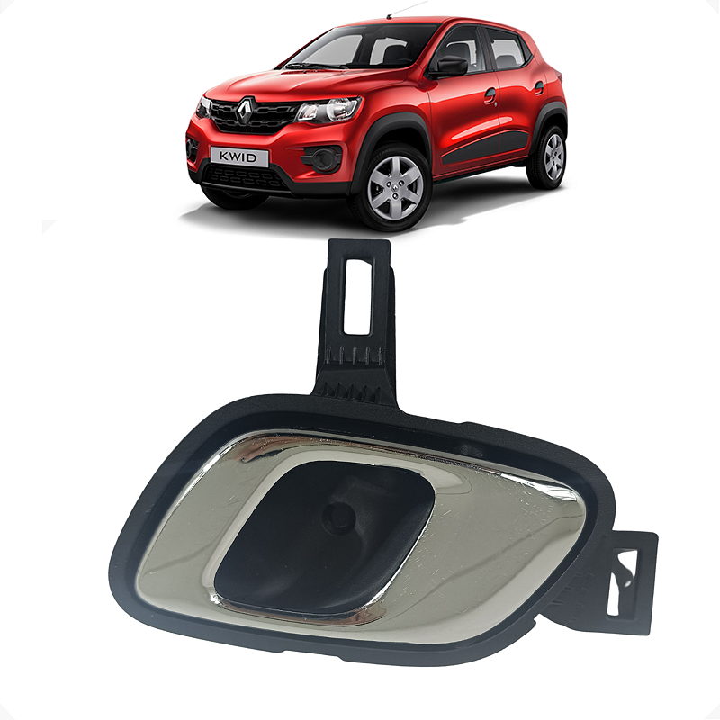 Maçaneta Dianteira Esquerda Cromada Renault Kwid 2017 2025