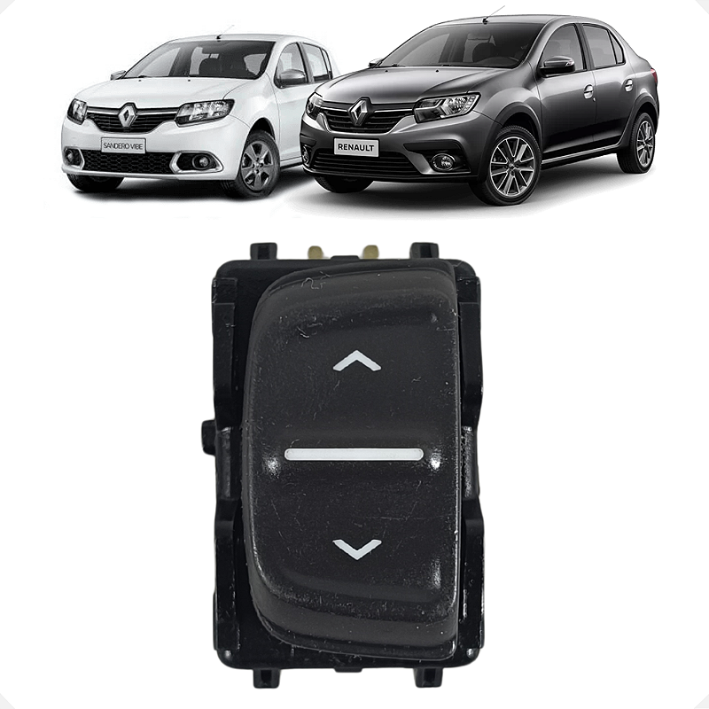 Botão Vidro Elétrico Renault Logan Sandero 2014 2015 2016