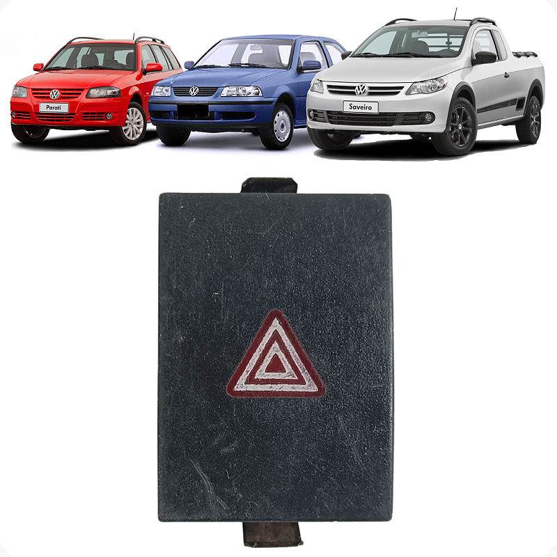 Botão Do Pisca Alerta VW Gol Saveiro Parati G3 G4 2002