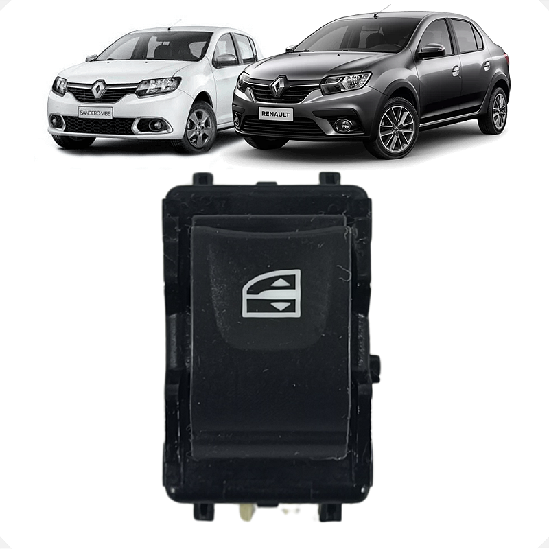 Botão Vidro Elétrico Renault Sandero Logan 2015 a 2019