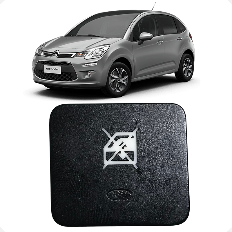 Botão Trava Vidro Elétrico Citroën C3 2015 2016 2017
