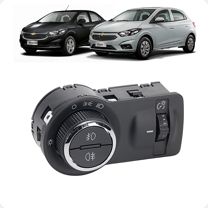 Botão Interruptor Farol Chevrolet Ônix Prisma 2012 a 2019