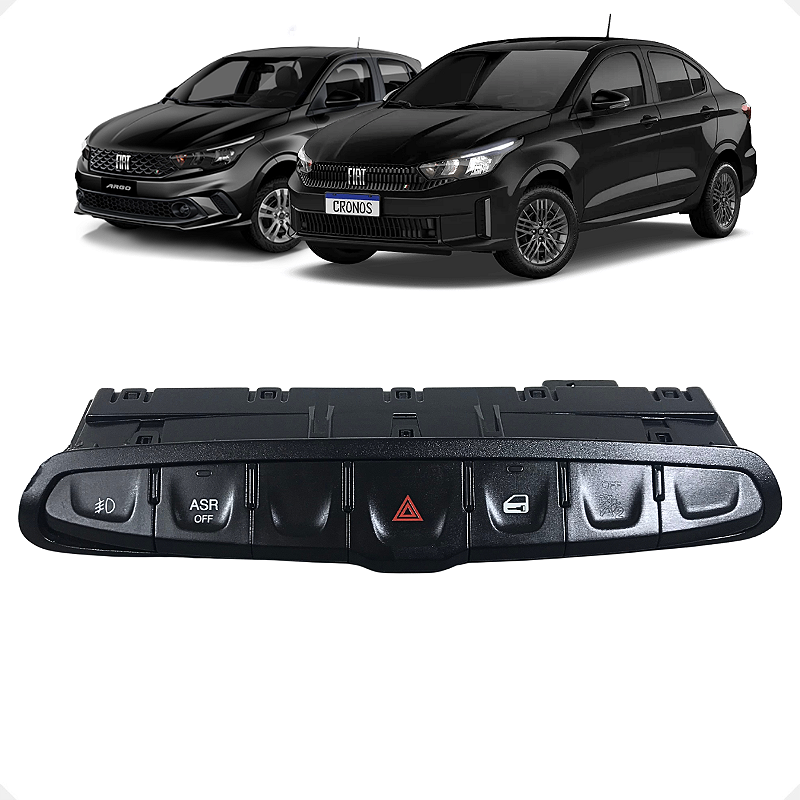 Comando Pisca Alerta Trava Porta Fiat Cronos Argo 2018
