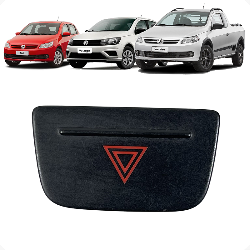 Botão Pisca Alerta VW Gol Saveiro Voyage G6 2015 2016