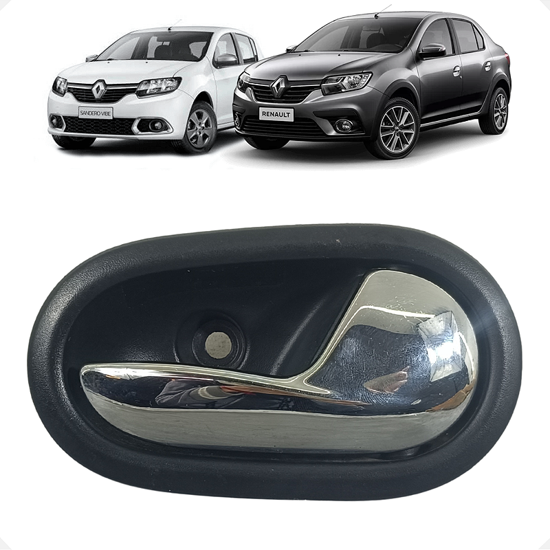 Maçaneta Interna Direita Renault Sandero Longa 2017 2018