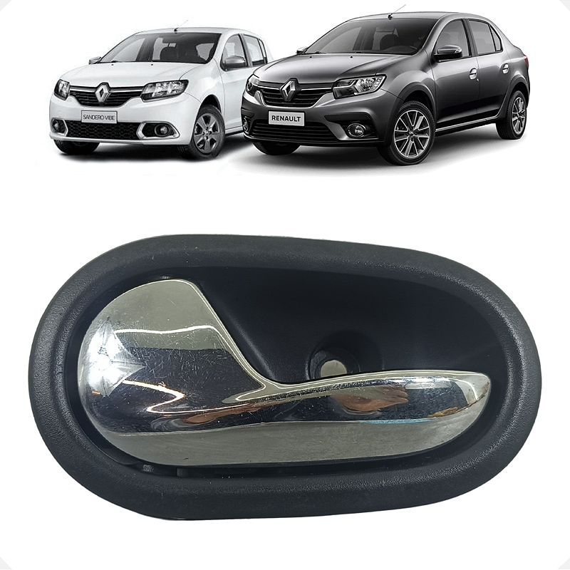 Maçaneta Interna Esquerda Renault Sandero Logan 2017 2018