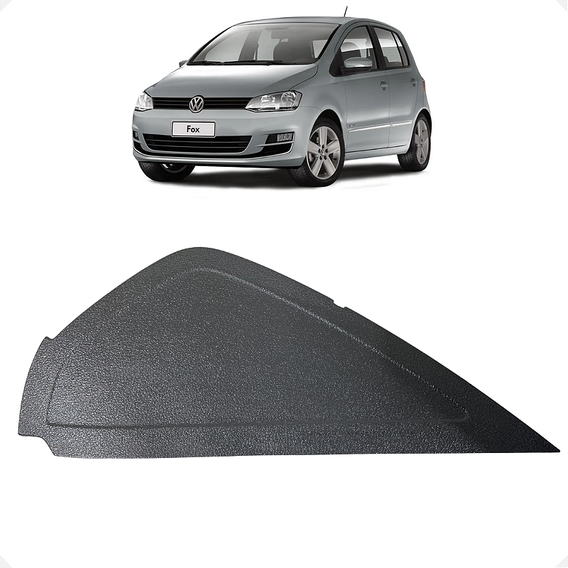 Moldura Lateral Esquerda Painel Vw Fox 2010 2011 2012 a 2020
