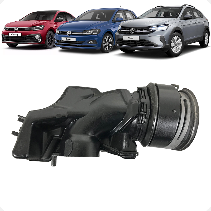 Tubo Aspiração Turbina Volkswagen Nivus Polo Virtus 2016