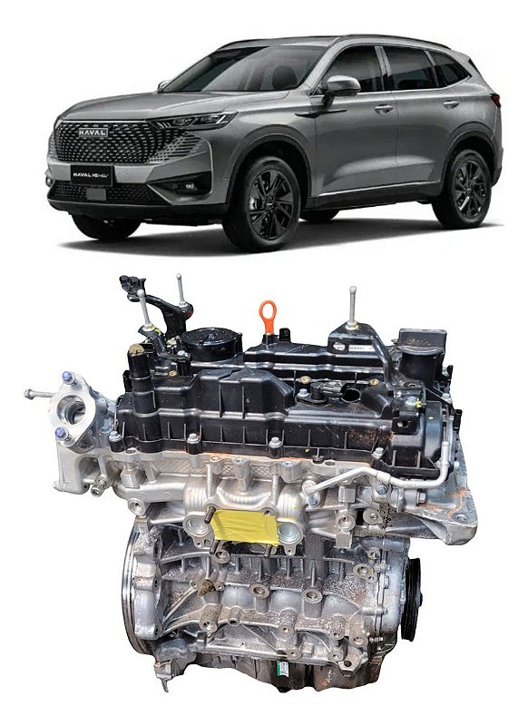 Motor Parcial Gwm Haval H6 Premium 1.5 16v Turbo 2023 2024