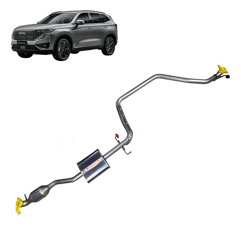 Escapamento Silencioso Gwm Haval H6 Premium Turbo 2023 2024