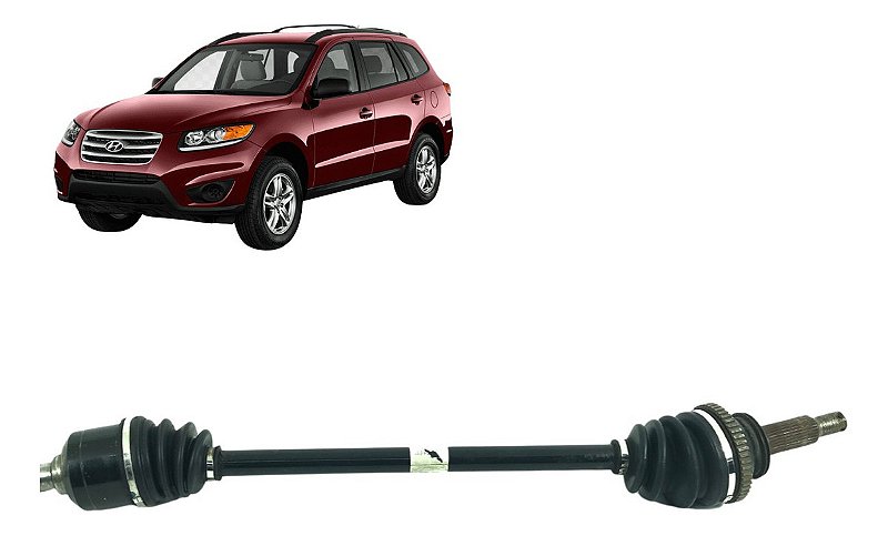 Semi Eixo Traseiro Esquerdo Santa Fé 2.7 2008 09 10 11 2012