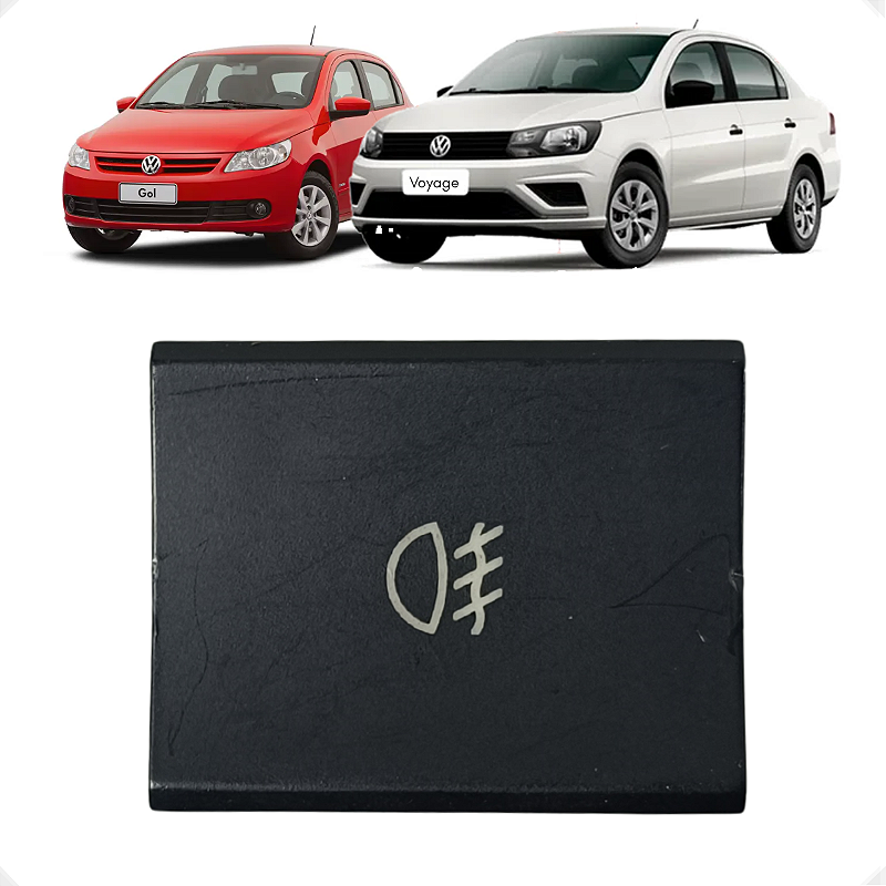 Botão Farol Milha Neblina Gol Voyage G7 G8 2019 2020 2021