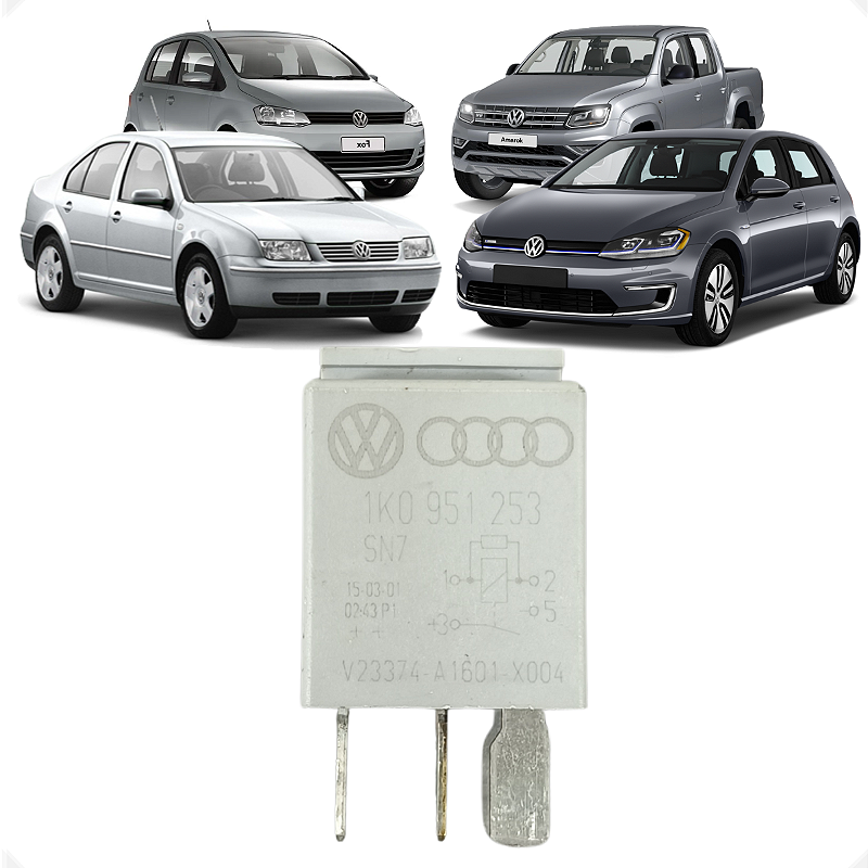 Rele Aquecimento Retrovisor Volkswagen Amarok Bora Fox Golf