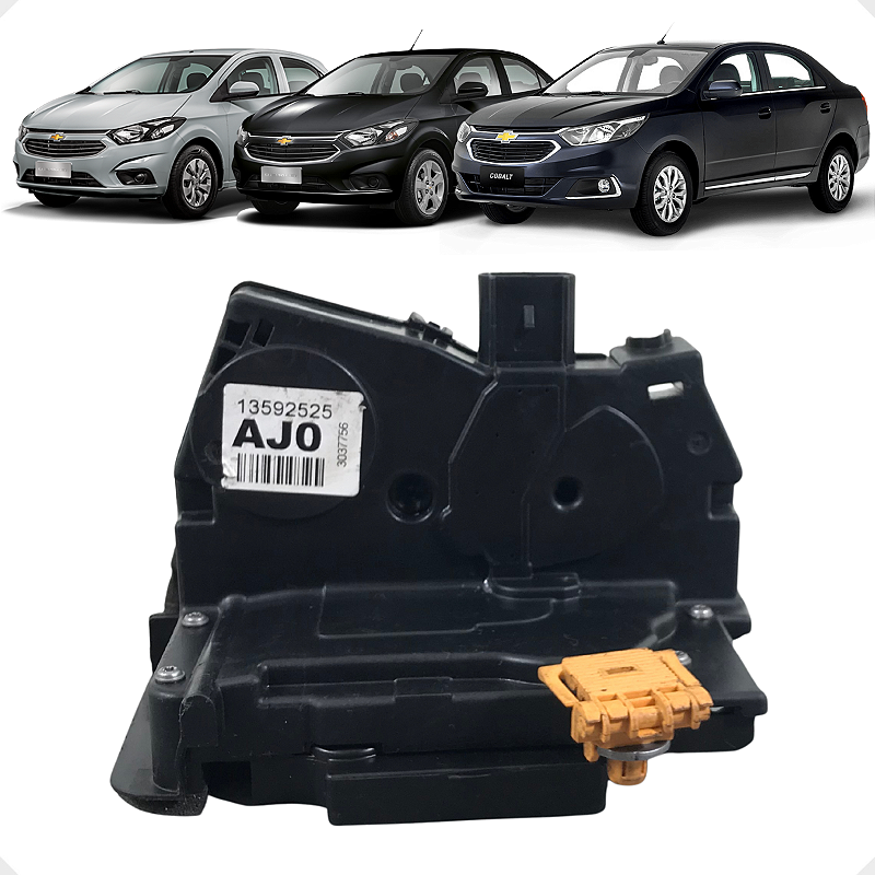 Fechadura Porta Dianteira Direita Gm Onix Prisma Cobalt 2019