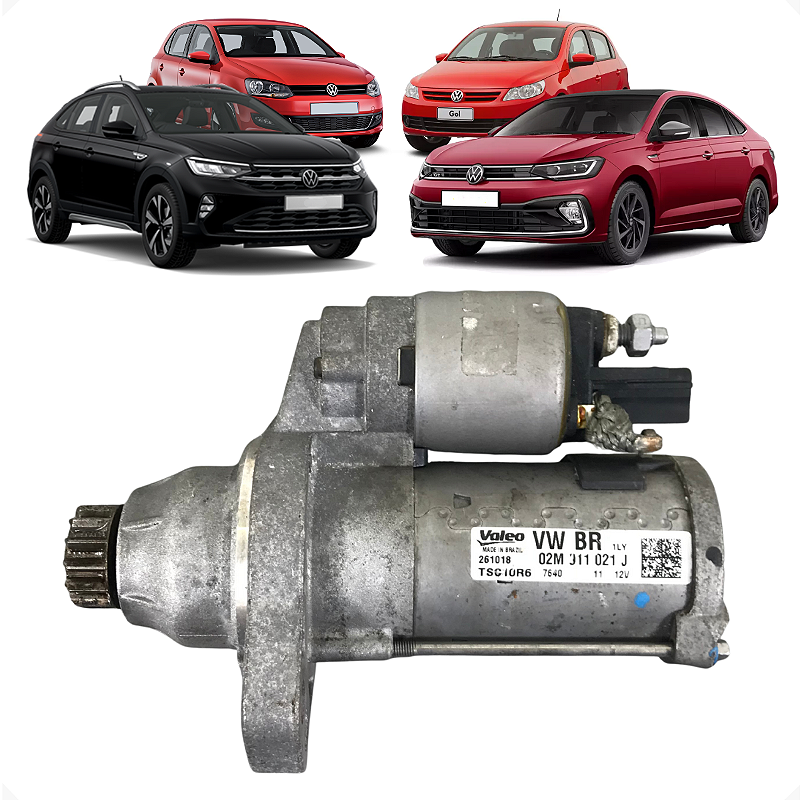 Motor Arranque Partida Vw Polo Nivus Virtus Gol Saveiro 2022