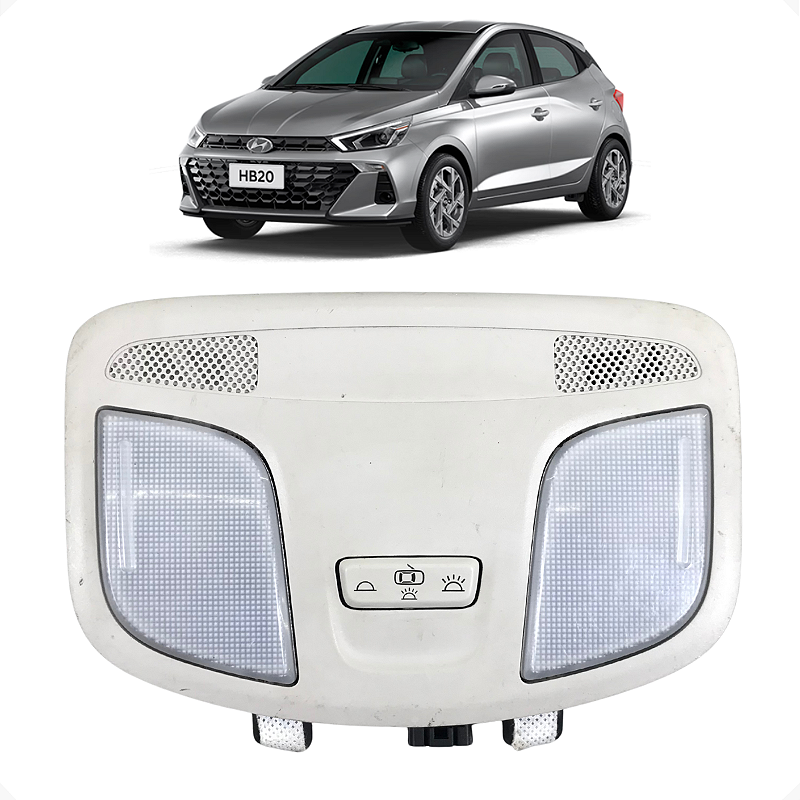 Luz Teto Cortesia Hyundai Hb20 2020 2021 2022 2023 2024