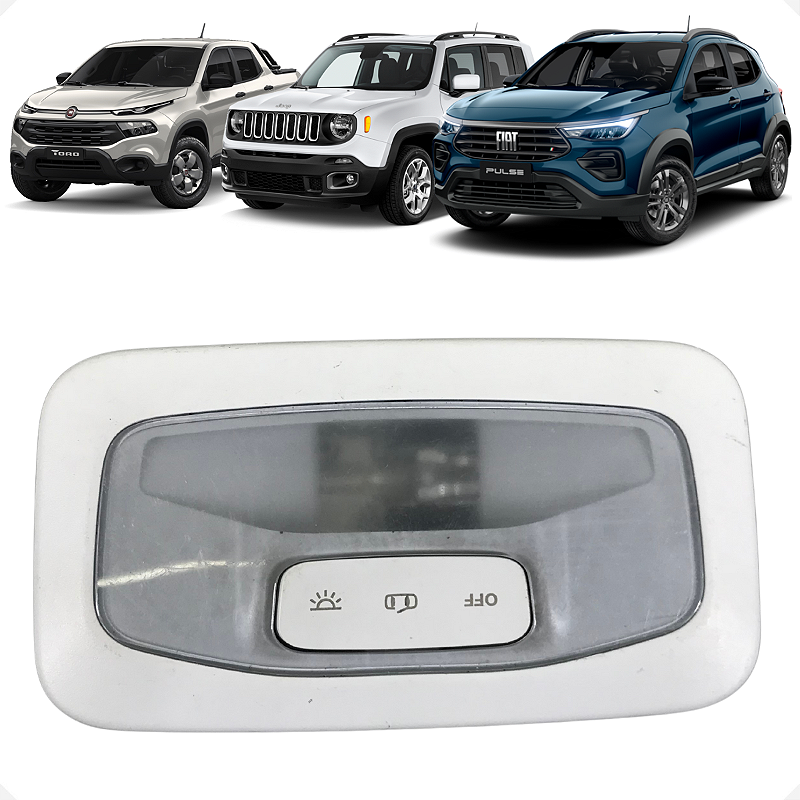 Luz Teto Cortesia Fiat Pulse Toro Jeep Renegade 2024