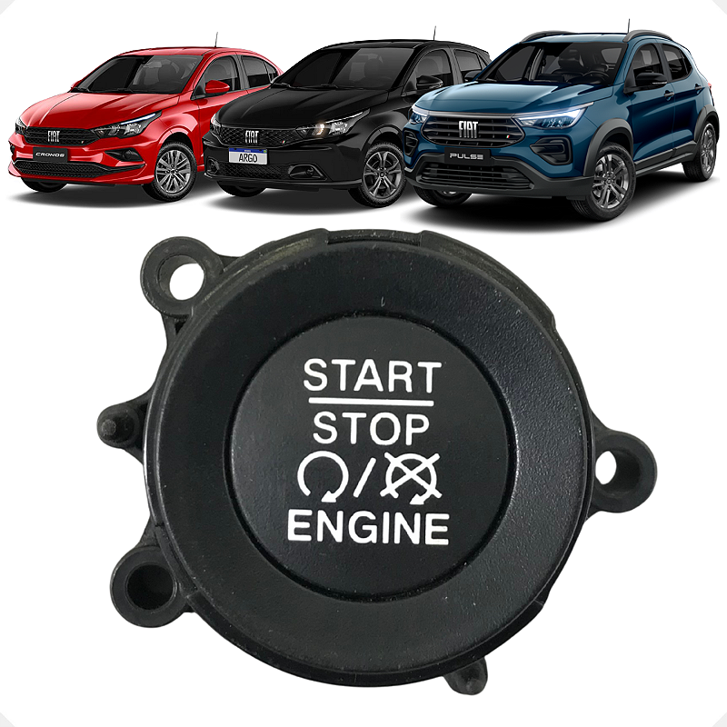 Botão Partida Star Stop Fiat Argo Cronos Pulse 2022 2023