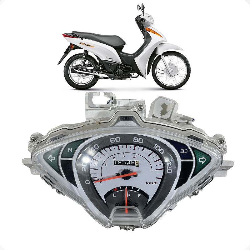 Painel Completo Instrumentos Honda Biz 2012 a 2015 C/Detalhe