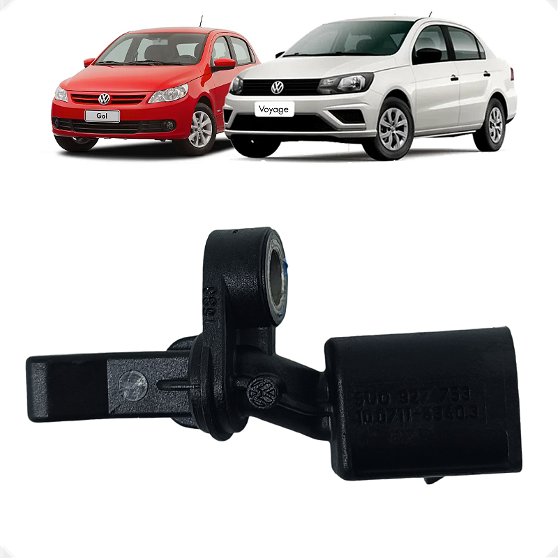 Sensor ABS Traseiro Volkswagen Gol Voyage G5 G6 G7