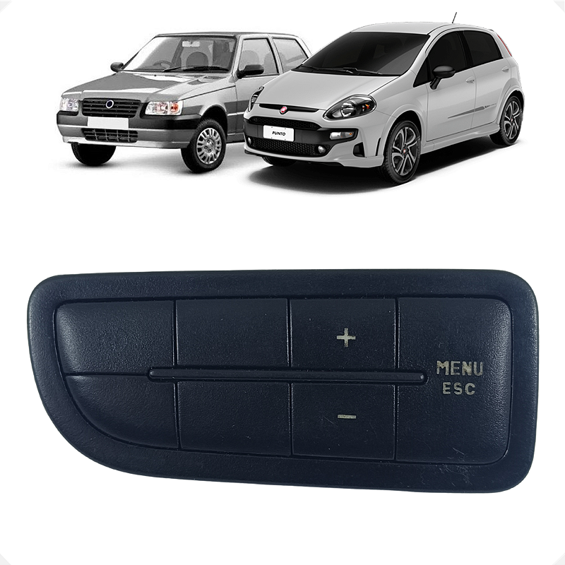 Botão Comando Farol Milha Punto Uno 2008 2009 2010 2011 2012