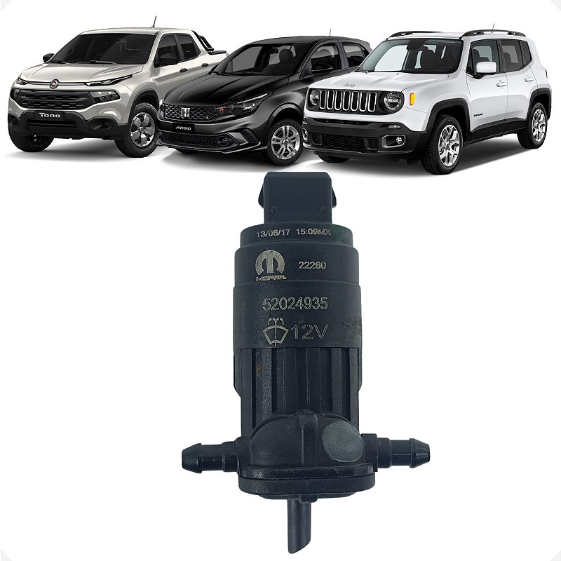 Bomba Esguicho Limpador Fiat Argo Toro Jeep Renegade 2016