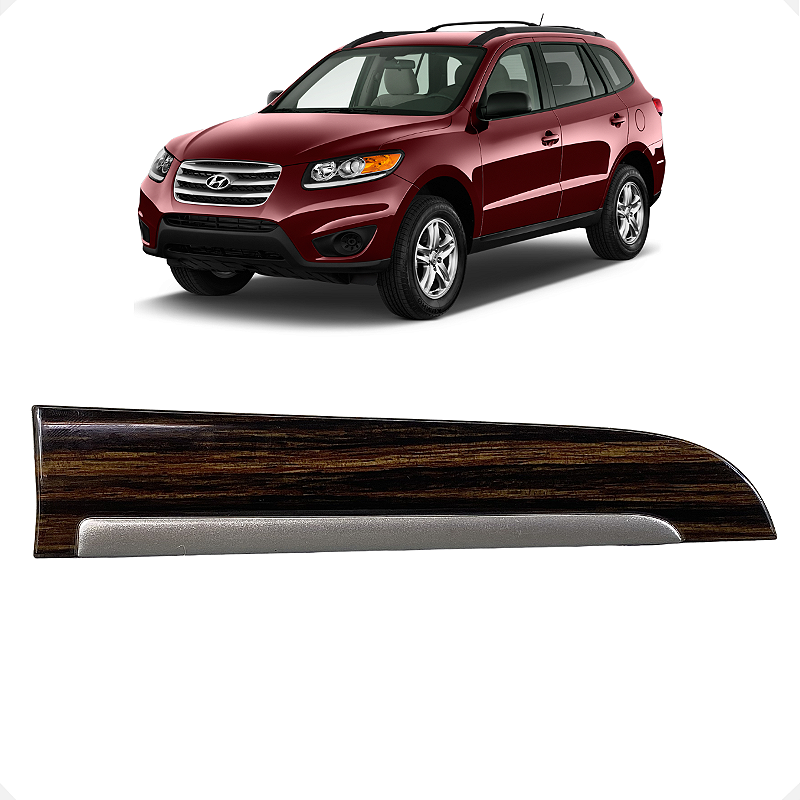 Acabamento Painel Esquerdo Hyundai Santa Fe 2010 2011 2012