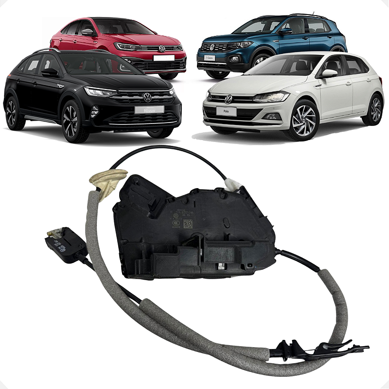 Fechadura Porta Dianteira Direita Polo Virtus Nivus T-Cross