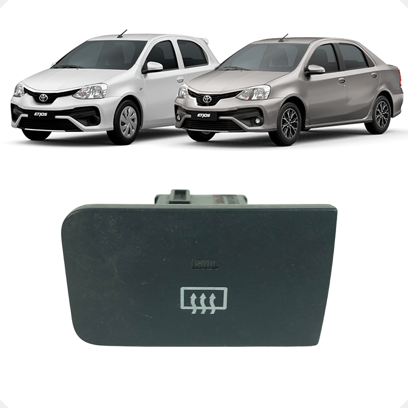 Botão Desembaçador Toyota Etios 2019 2020 2021