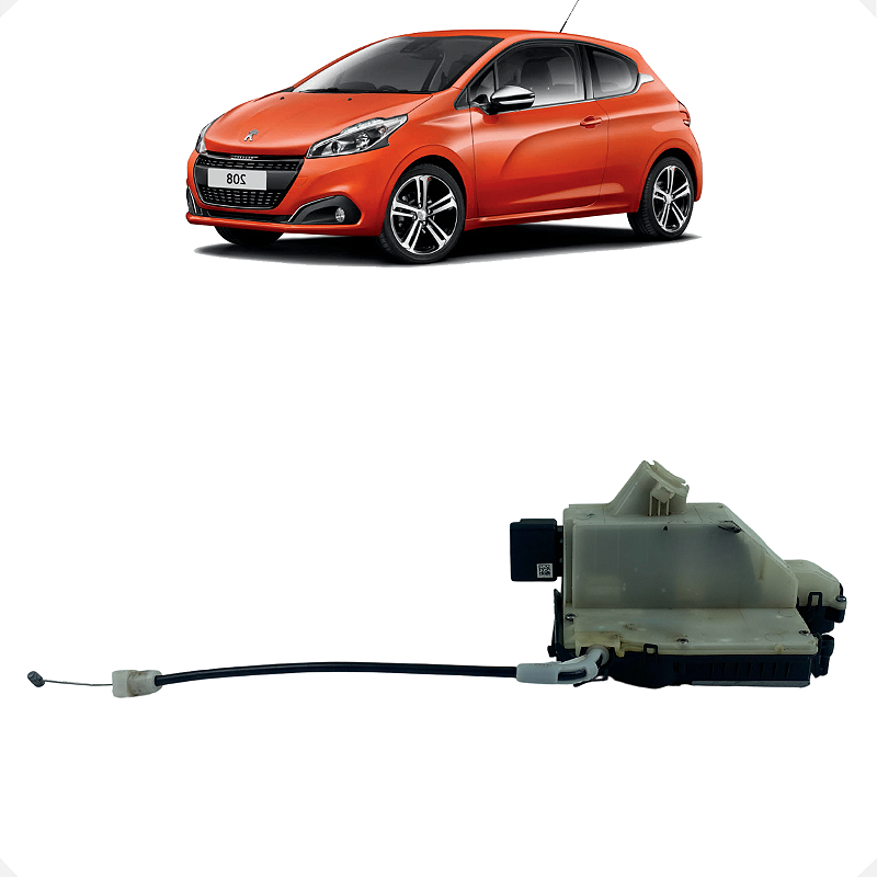 Fechadura Porta Traseira Esquerda Peugeot 208 2018 2019 2020