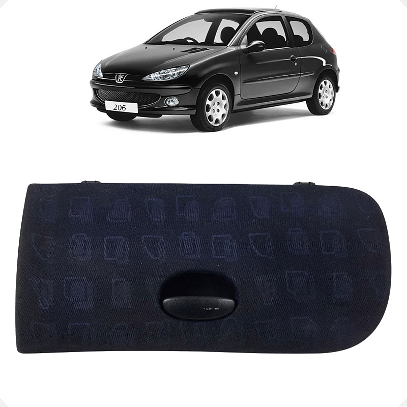Tampa Porta Luvas Peugeot 206 2002 2003 2004 2005