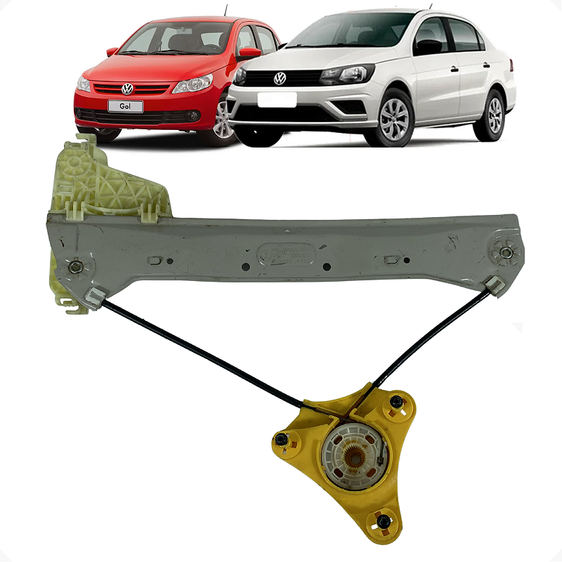 Máquina Vidro S/ Motor Traseiro Direito Gol Voyage G5 G6 G7