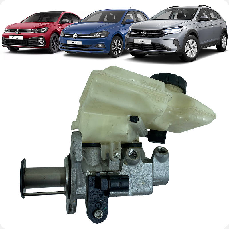 Cilindro Mestre Reservatório Freio Vw Polo Virtus Nivus 2022