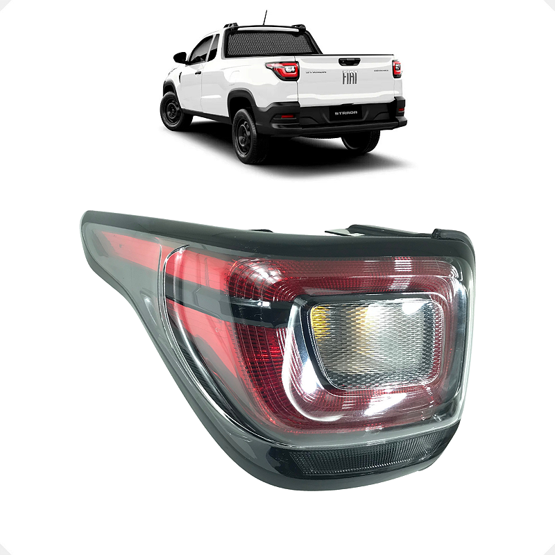Lanterna Esquerda Fiat Strada 2020 2021 2022 2023 2024 2025