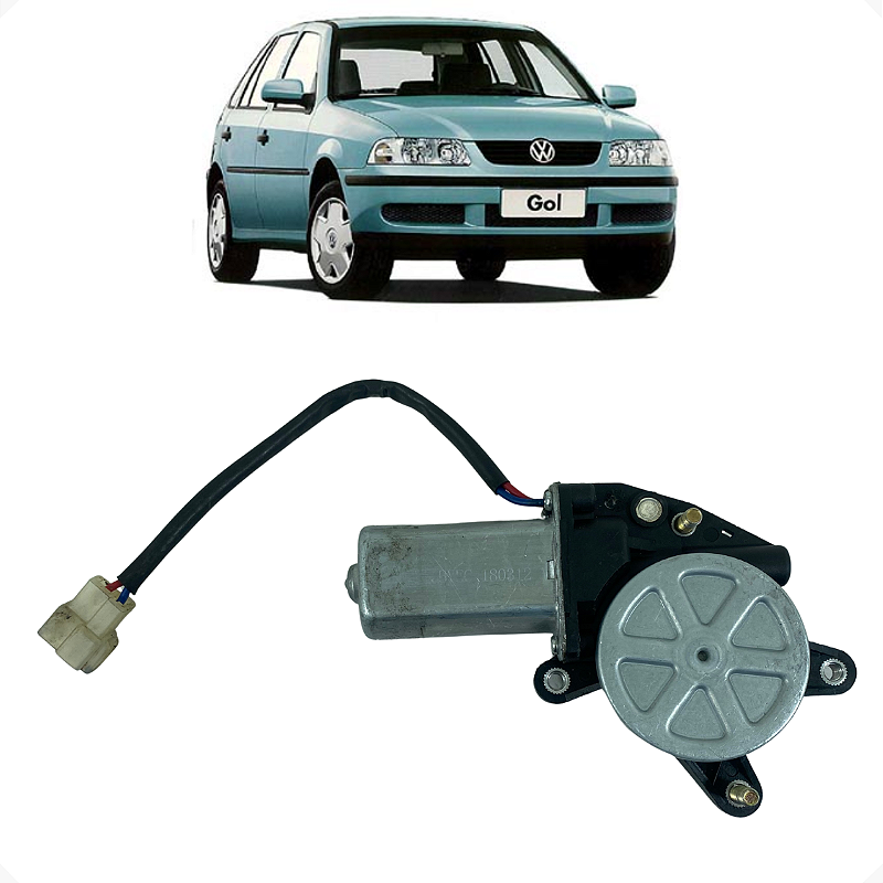 Motor Maquina Vidro Dianteira Esquerda Gol G3 2004 2005