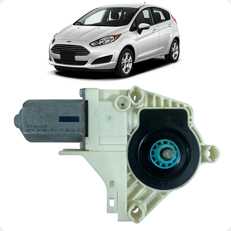 Motor Maquina Vidro Dianteiro Esquerdo Ford Fiesta 2018 2019