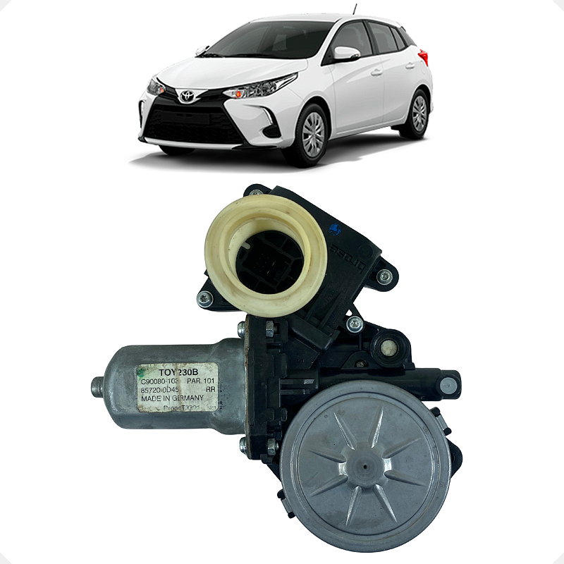 Motor Maquina Vidro Traseiro Direito Toyota Yaris 2023 2024