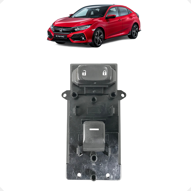 Botão Vidro Trava Porta Dianteira Direita Civic G10 2021